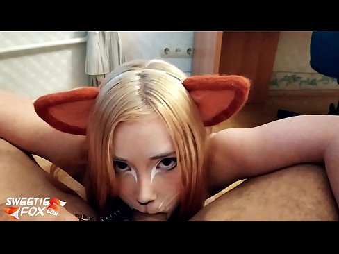 ❤️ ʻAle ʻo Kitsune i ka ʻāʻī a me ka cum i loko o kona waha ️❌ Porn video ia makou ❌❤
